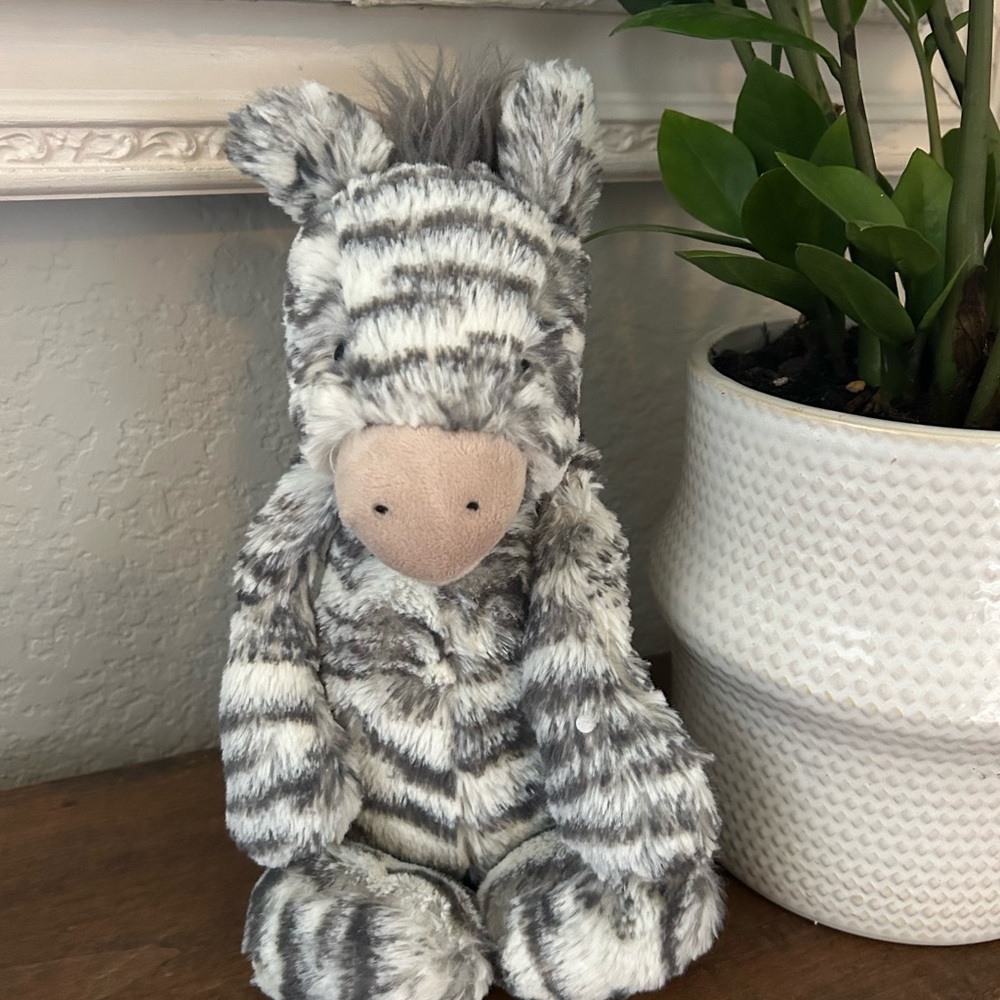 Jellycat London bashful zebra